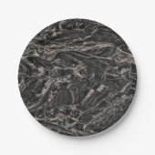 Natursteinmuster Pappteller (Vorderseite)