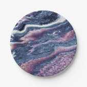 Natursteinmuster Pappteller (Vorderseite)