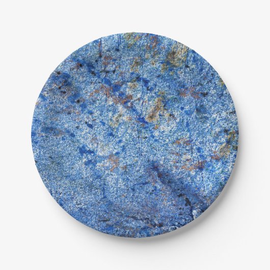 Natursteinmuster Pappteller (Vorderseite)