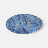 Natursteinmuster Pappteller (Schrägansicht)