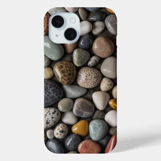 Natursteinsammlung - Minimalistisch und Natur Case-Mate iPhone Hülle (Rückseite)