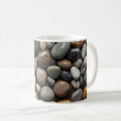 Natursteinsammlung - Minimalistisch und Natur Kaffeetasse (VorderseiteRechts)