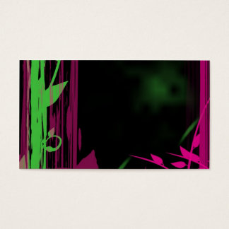 Naturstil — grafischer Bambus und Blumen