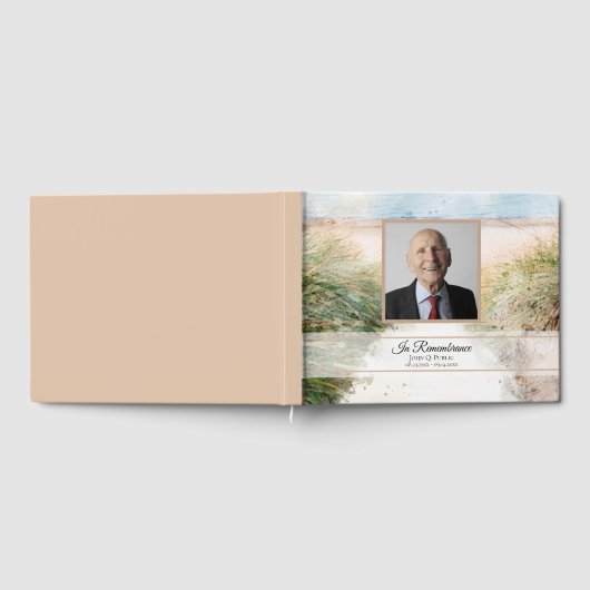 Naturstrand Feier des Lebens Beerdigung Gästebuch (Voll)