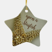 Naturstrände an der Küste von Starfish Keramik Ornament (Hinten)