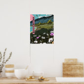 Naturstrandwiese Poster (Küche)