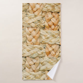 Naturstrohstruktur  badehandtuch