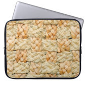 Naturstrohstruktur laptopschutzhülle (Vorderseite)