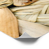 Naturstrohstruktur Poster (Ecke)