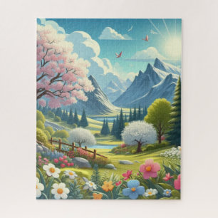Naturszene und Landschaftspuzzle Puzzle