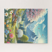 Naturszene und Landschaftspuzzle Puzzle (Horizontal)