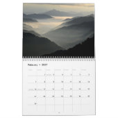 Naturszenen der Berge 12 Monate Mauer Kalender (Feb 2027)