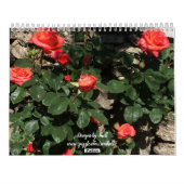 Naturszenen mit Schriftzügen Kalender (Rückseite)