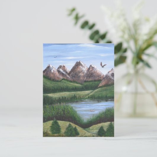 Naturtal Postkarte (Stehend Vorderseite)