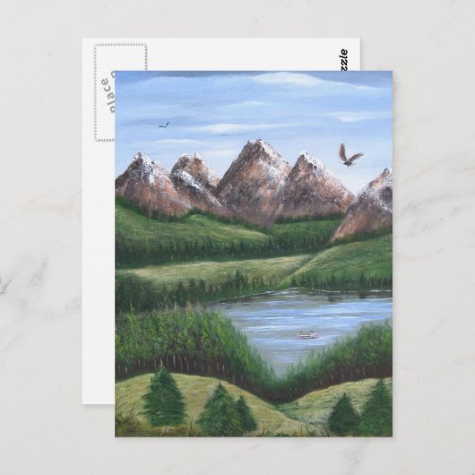 Naturtal Postkarte (Vorne/Hinten)