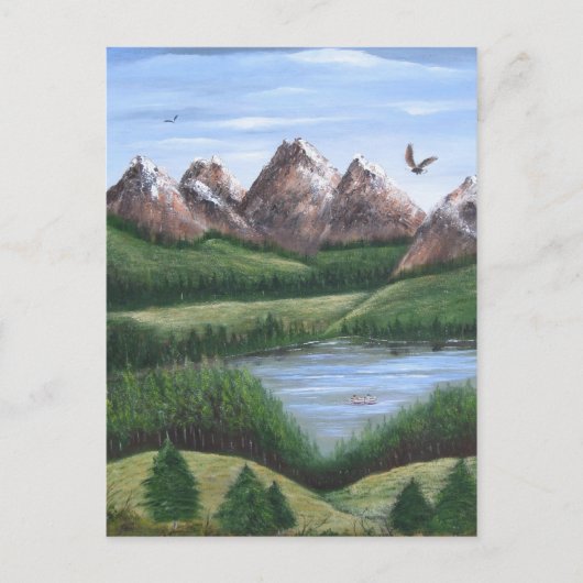 Naturtal Postkarte (Vorderseite)