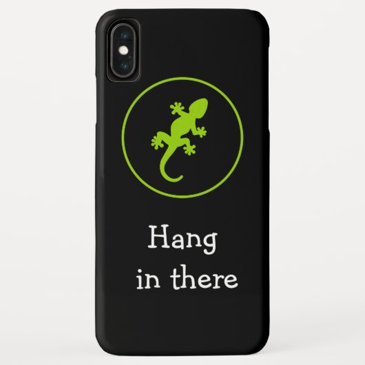 Naturthema Funny Gecko Lizard Case-Mate iPhone Hülle (Rückseite)