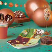 Naturthema Pappteller