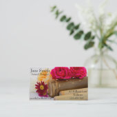 Naturtherapeut Naturtherapie Wellness Visitenkarte (Stehend Vorderseite)