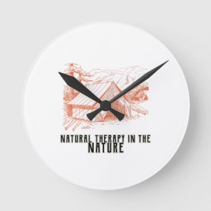 Naturtherapie in der Wanduhr