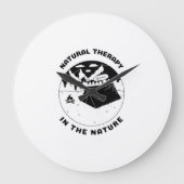 Naturtherapie in der Wanduhr (Vorderseite)