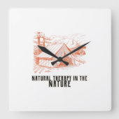 Naturtherapie in der Wanduhr (Vorderseite)