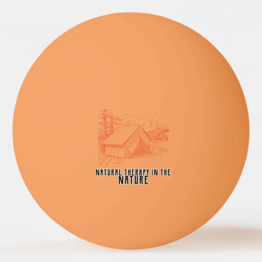 Naturtherapie Tischtennisball (Vorderseite)