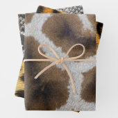 Naturtiere Giraffe Python Snake Leopard Skins Geschenkpapier Set (Beispiel)