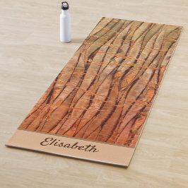 Naturtropisches Wicklerbaum Foto Yoga Mat Yogamatte