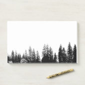 Naturwald Bäume Wildnis Post-it Klebezettel (Auf Schreibtisch)