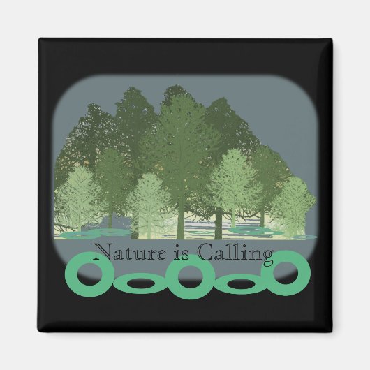 Naturwald der Bäume Magnet (Vorne)