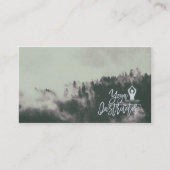 Naturwald Meditation Yoga-Lehrer Skript Visitenkarte (Vorderseite)