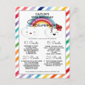 Naturwald-Pfadfinderjagdwild Party Ankündigungspostkarte (Vorderseite)