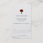 Naturwald Silberbaumpflege Landschaftsgarten Visitenkarte (Rückseite)