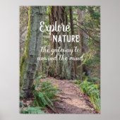 Naturwaldpfad fotografisch erforschen poster (Vorne)