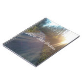 Naturwaldpfad Sonnenrasen Gras folgen Träumen Notizblock (Linke Seite)