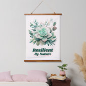 Naturwiderstandsfähig Wandteppich Mit Holzrahmen (Schlafzimmer)