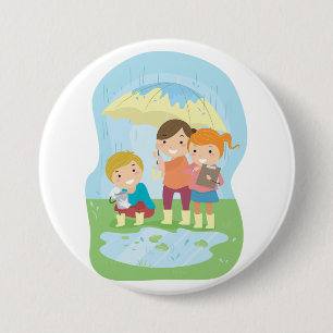 Naturwissenschaft für Kinder im Regen studieren Button