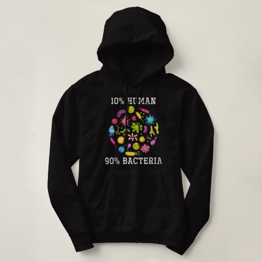 Naturwissenschaften Bacteria Scientist Gefallen am Hoodie (Design vorne)