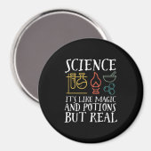 Naturwissenschaften wie Magie und Potion Geek Nerd Magnet (Vorderseite/Rückseite)