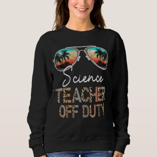Naturwissenschaftlehrer von der Pflicht Leopard So Sweatshirt