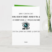 Naturwissenschaftler-des 19. feiertagskarte (Rückseite)