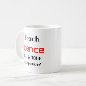 naturwissenschaftlicher Unterricht Kaffeetasse (Vorderseite Links)