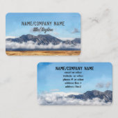 Naturwolken auf Berglandschaftsfotos Visitenkarte (Vorne/Hinten)