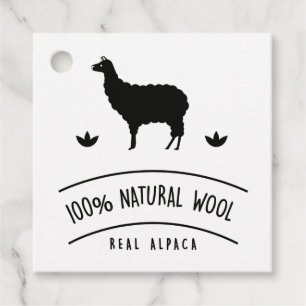 Naturwolle   Real Alpaca Geschenkanhänger