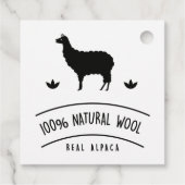 Naturwolle | Real Alpaca Geschenkanhänger (Rückseite)