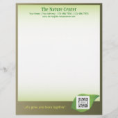 Naturzentrum Letterhead Template Briefkopf (Vorderseite)
