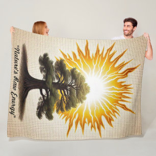 "Naturzorn" Fleecedecke