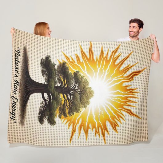 "Naturzorn" Fleecedecke (Beispiel)