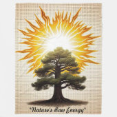 "Naturzorn" Fleecedecke (Vorderseite)
